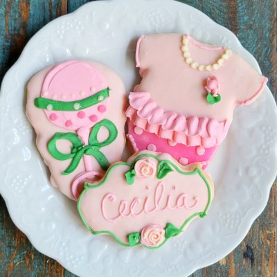 Baby Girl Cookie Set $68/dozen